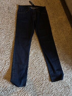 Madewell Men's Dark Indigo Straight Jeans
